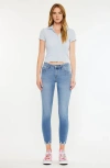 Kancan Willowbrook Essentials Mid Rise Ankle Skinny Jeans In Blue