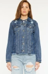 Kancan Wilson Denim Jacket In Blue