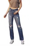 Kancan Women's Vintage Vibe Jean In Blue In Blue