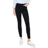 Kancan Womens High Rise Coated Skinny Jeans In Black
