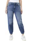 KANCAN WOMENS HIGH RISE FADED JOGGER JEANS