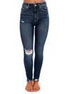 KANCAN WRONG TIMING HIGH RISE ANKLE SKINNY JEAN IN DARK WASH