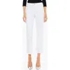 Kancan Zahra High Rise Cropped Straight Leg Jeans In White