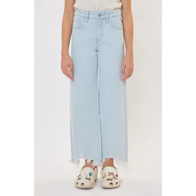 Kancan Kids'  Zendaya High Rise Wide Leg Jeans In Blue