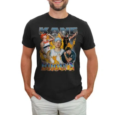 Kane Brown Fiery Collage  Graphic T-shirt In Black