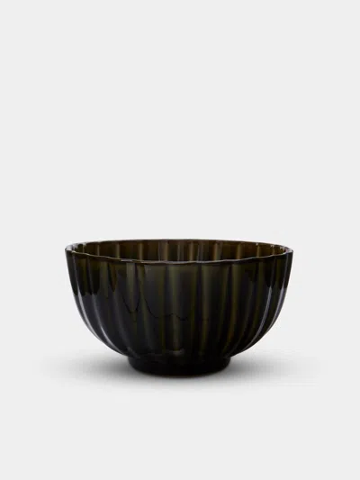 Kaneko Kohyo Giyaman Urushi Ceramic Deep Bowls (set Of 4)  Abask Gift Set In Brown