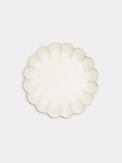 Kaneko Kohyo Rinka Ceramic Side Plates (set Of 4)  Abask Gift Set In Neutral