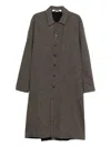 K'ang Button-up Coat In Gray