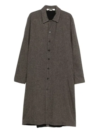 K'ang Button-up Coat In Gray