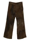 K'ang Pleated Trousers In Brown