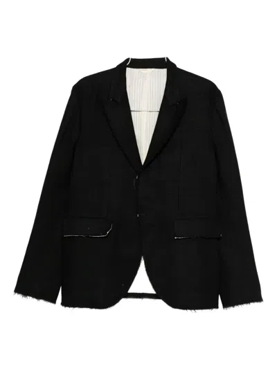 K'ang Single-breasted Blazer In Black