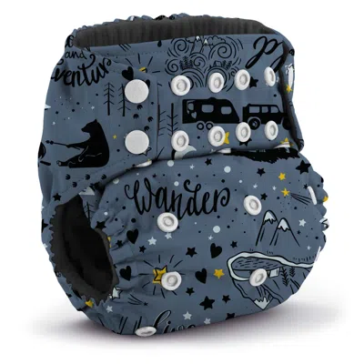 Kanga Care Kids' Boys Rumparooz G3 Obv (organic Rayon From Bamboo Velour) One Pocket Cloth Diaper 6-55 Lbs In Wander