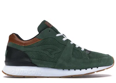 Pre-owned Kangaroos Men's  Coil R1 Afew Mighty Forest Sneakers In Green