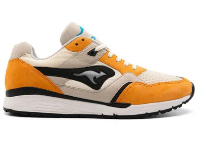 Pre-owned Kangaroos Men's  Inside Job 1.5 Morprime Industries Tommy Triggah Sneakers In Saffron/beige In Brown