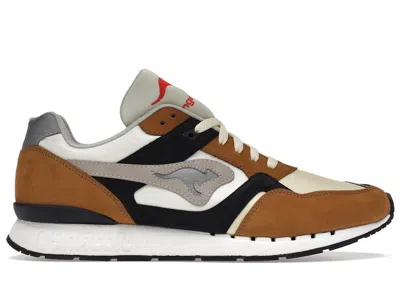 Pre-owned Kangaroos Men's  Inside Job Morprime Industries Tommy Triggah Sneakers In Chestnut/beige/black In Multi