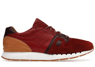 Pre-owned Kangaroos Men's  Omnicoil 2 Afew Jelly Sneakers In Jelly Red/peanut Butter In Multi