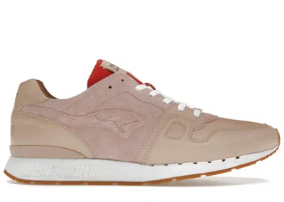 Pre-owned Kangaroos Men's  Omnicoil Overkill Adam & Eve (eve) Sneakers In Cream/red