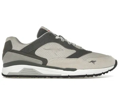 Pre-owned Kangaroos Men's  Ultimate Acribik Fuck Cancer Sneakers In Steel Grey/vapor Grey