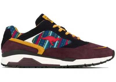 Pre-owned Kangaroos Men's  Ultimate Og Earth Water Africa Sneakers In Purple/yellow In Multi