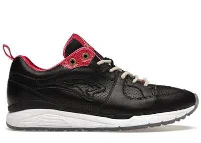 Pre-owned Kangaroos Men's  Ultimate R1 Glory Hole Reeperbahn Sneakers In Night Black/xxx Pink/metallic Gold