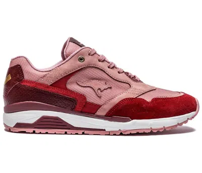 Pre-owned Kangaroos Men's  Ultimate What's Beef Rarewell Done Sneakers In Rose/rouge