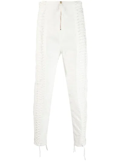 Kanghyuk White Airbag Trousers