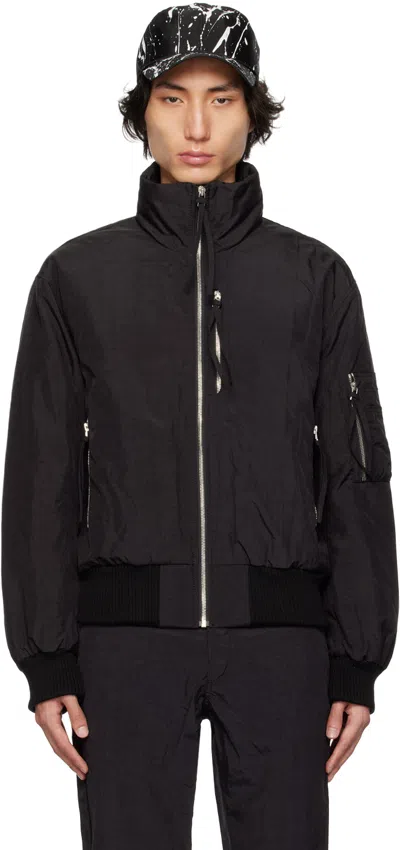 Kanghyuk Black Airbag Down Bomber Jacket