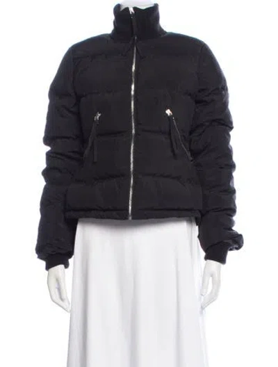 Pre-owned Kanghyuk Nylon Down Jacket In Black