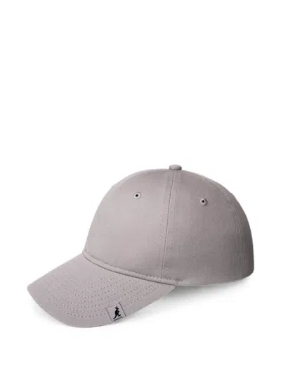 Kangol Adjustable Cotton Baseball Cap In Gray