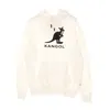 Kangol Amos Men's Hoodie Off White/black In Off White/black
