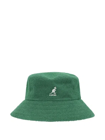 Kangol Bermuda Textured Bucket Hat In Green
