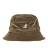 Kangol Bucket Hat With Logo Embroidery In Brown