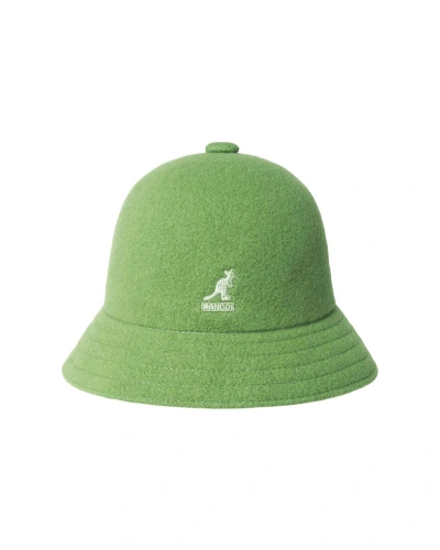 Kangol Wool Casual Bucket Hat In Green