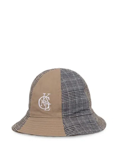 Kangol Checked Panel Hat In Multi