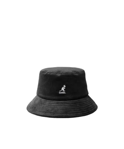 Kangol Corduroy Fisherman's Hat In Black