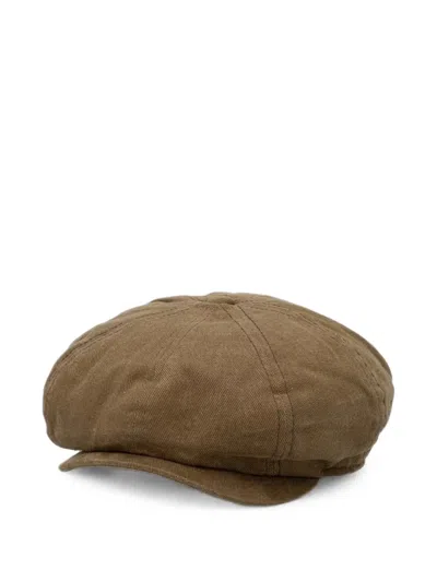 Kangol Cotton Hat In Brown
