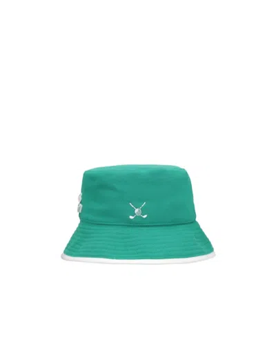 Kangol Double-sided Golf Fisherman's Hat In Green