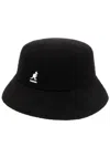 Kangol Embroidered-logo Bucket Hat In Black