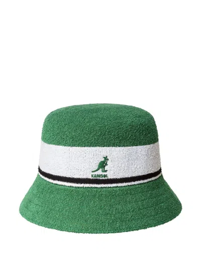 Kangol Embroidered-logo Hat In Green