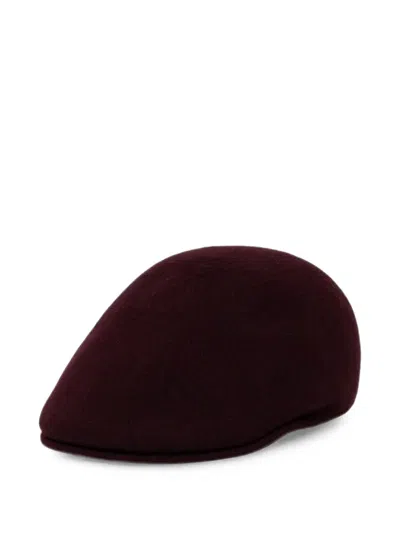 Kangol Felt Flat Cap In Brown