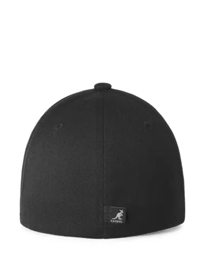Kangol Flexfit Wool Baseball Cap In Black