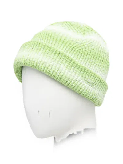 Kangol Gradient-effect Ribbed-knit Beanie Hat In Multi