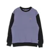 Kangol Heritage Taped Crew Sweat Deep Spring Men's Lightweight Crewneck Sweatshirt In Blue