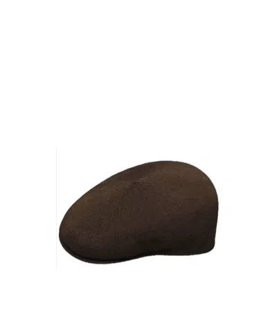 Kangol Knitted Detail Hat In Brown