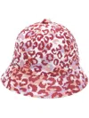 Kangol Leopard-print Bucket Hat In Multi