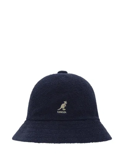 Kangol Logo Bucket Hat In Blue