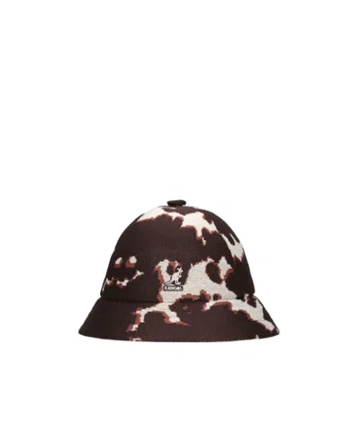 Kangol Logo Casual Fisherman Hat In Brown