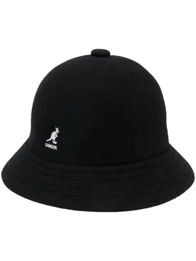 KANGOL LOGO-EMBROIDERED BUCKET HAT