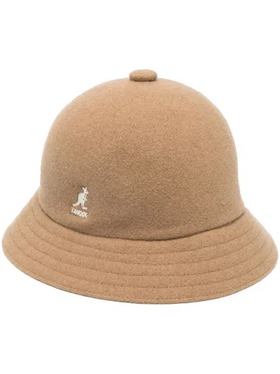 KANGOL LOGO-EMBROIDERED BUCKET HAT