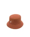 Kangol Lahinch Logo-embroidered Bucket Hat In Brown